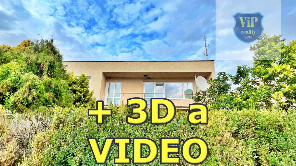 ViP 3D a Video. Dom pre dve rodiny aj firmu 10+2, pozemok 740m2. Sliač
