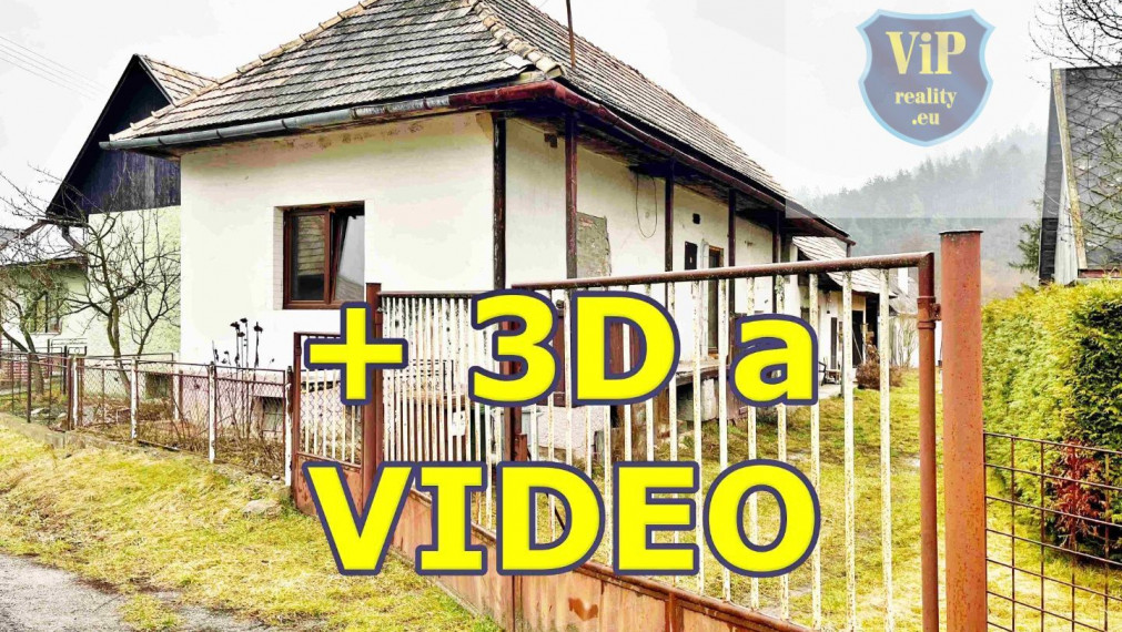 Vip 3D a Video. Dom 95m2, 4 izby  a pozemok 1100m2, Sliač - Sampor